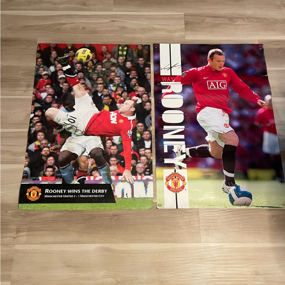 Manchester United Wayne Rooney Posters